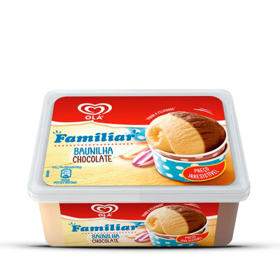 Ice Cream Olá Family Vanilla&Chocolate 1.8L
